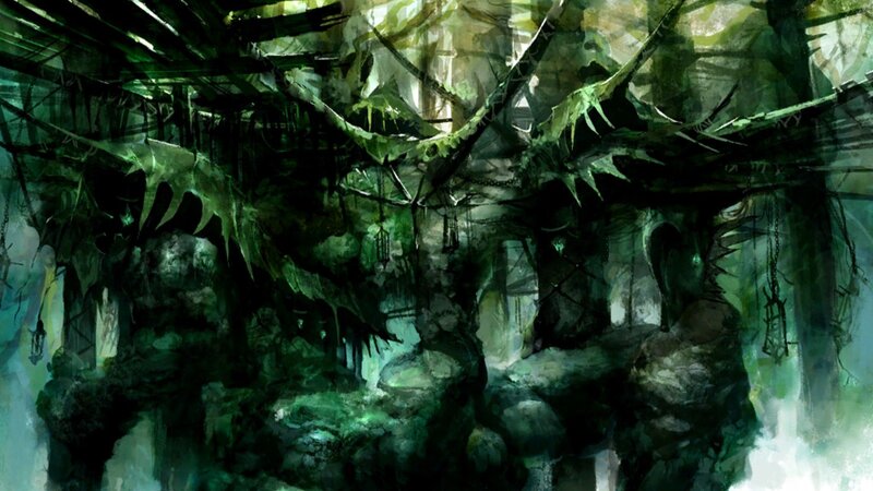 Overgrown Jungle Ruins — Green