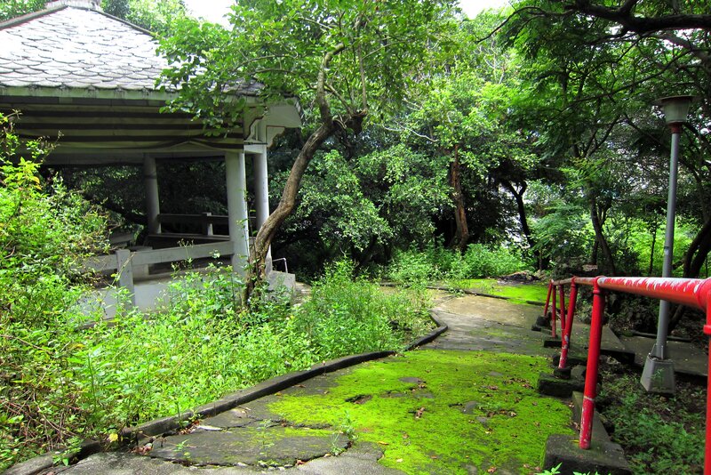 Overgrown Pavilion in Park
