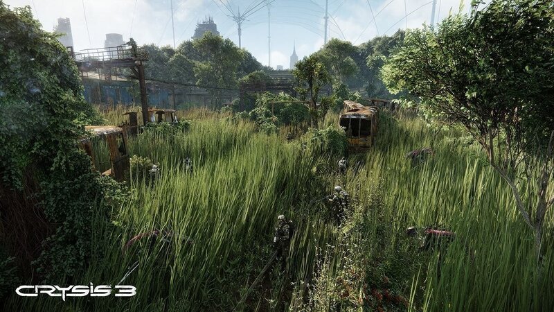 Overgrown ruins in Crysis 3