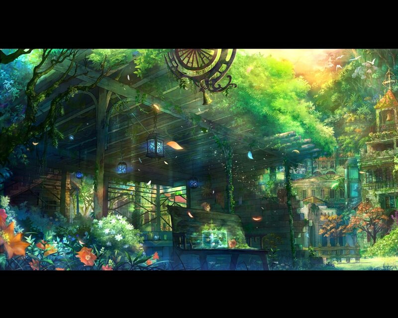 Overgrown Village Ruins