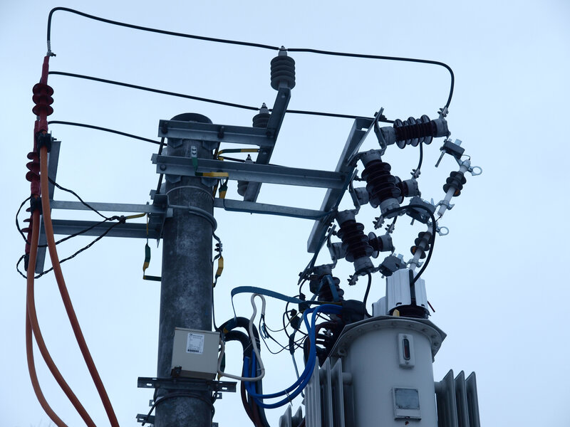 Overhead power distribution equipment