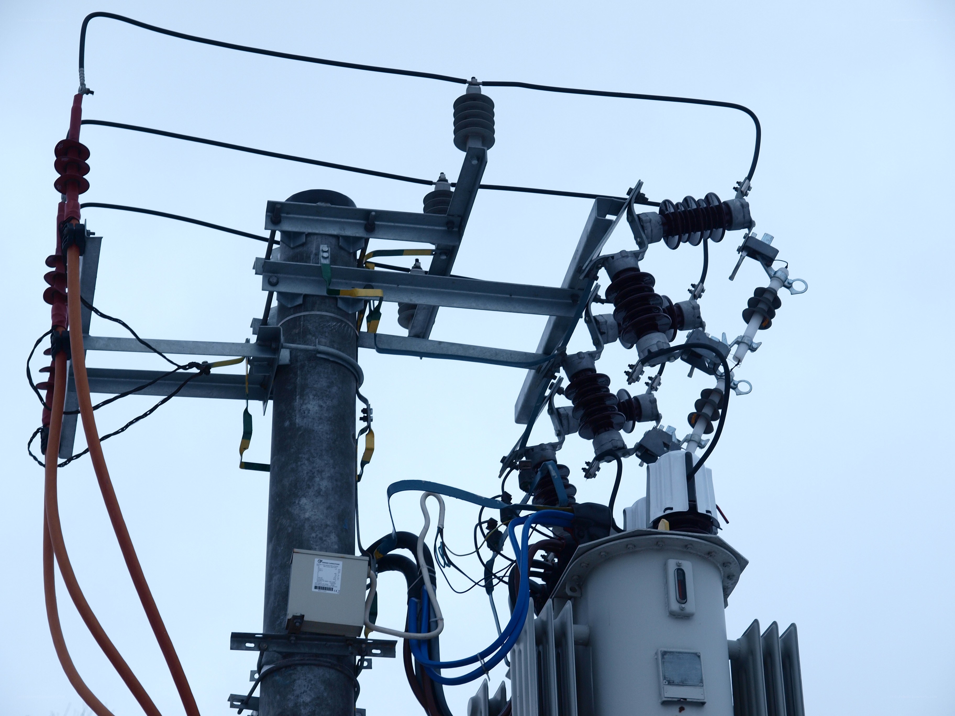 Overhead power distribution equipment