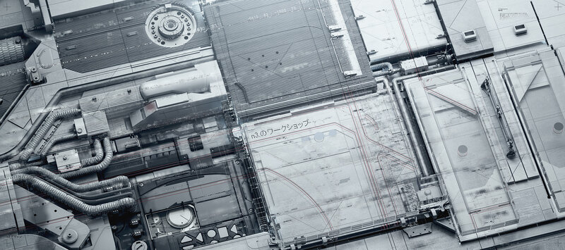 Overhead View of Workshop