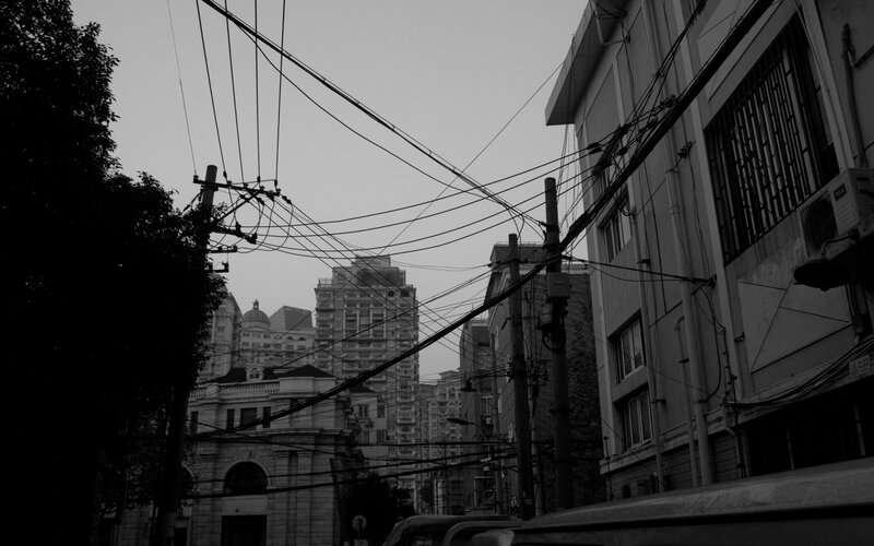 Overhead Wires in Alley