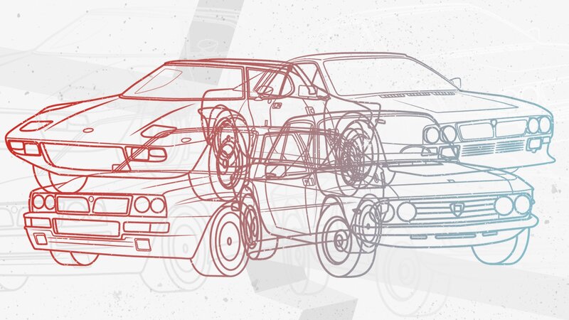 Overlapping Car Sketches