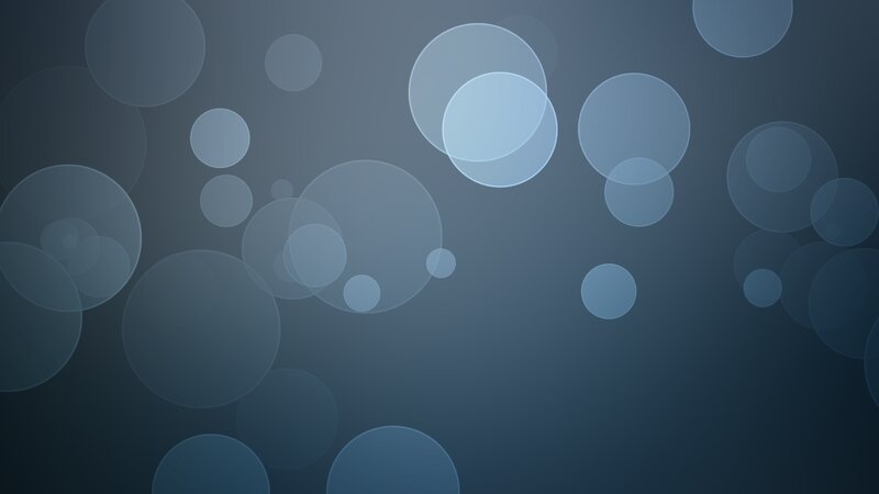 Overlapping Circles — Blue