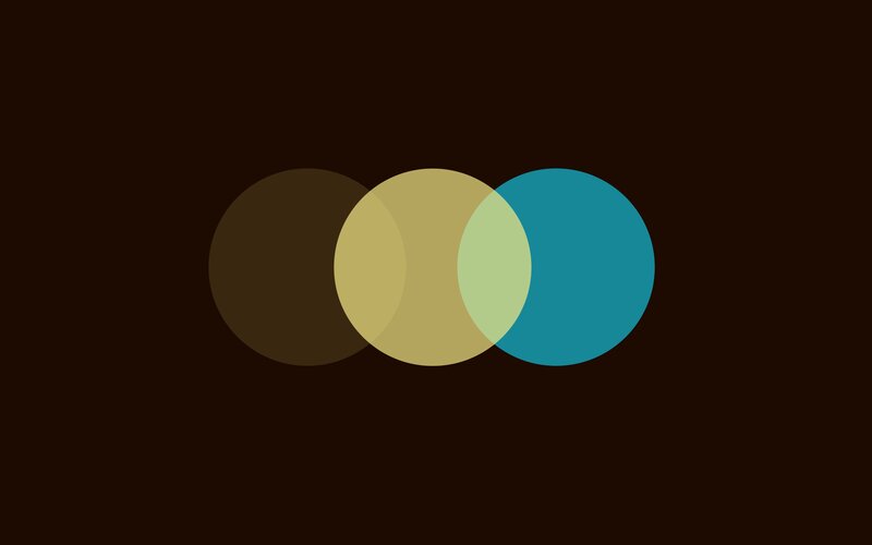 Overlapping Circles — Brown