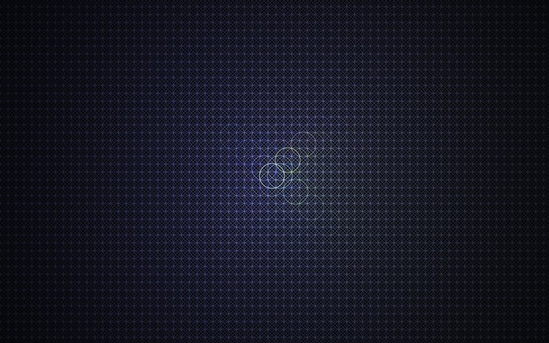 Overlapping Circles Pattern — Blue, Calm
