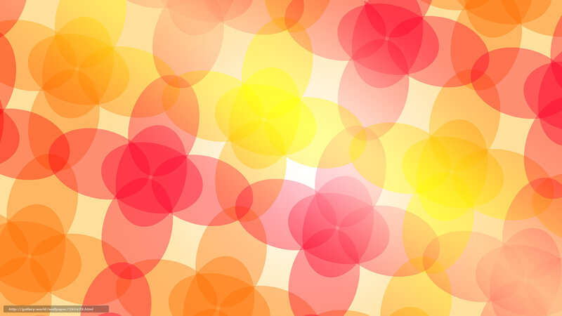 Overlapping Circles Pattern — Yellow