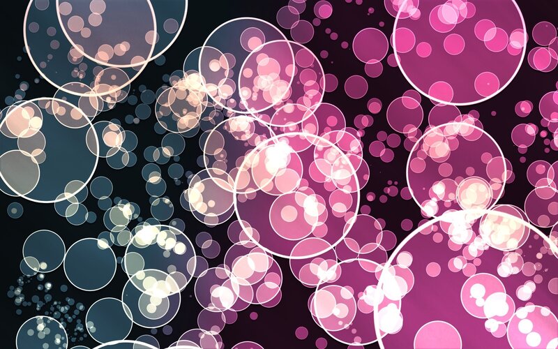 Overlapping Circles — Purple