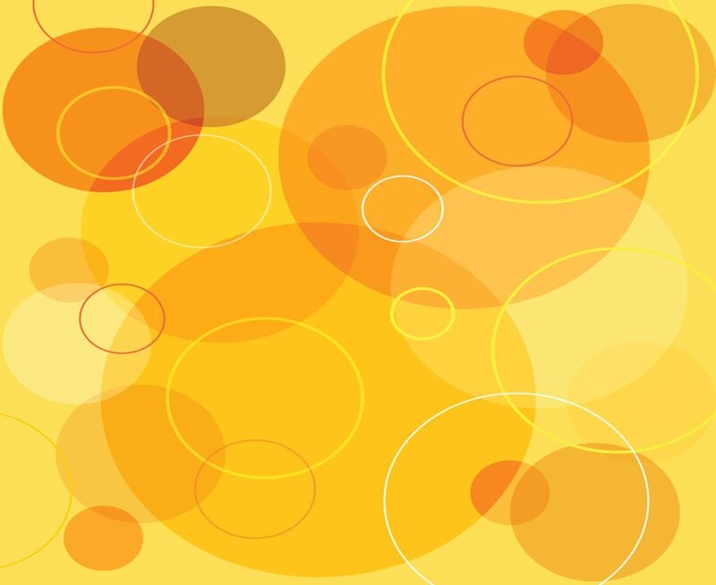 Overlapping Circles — Yellow