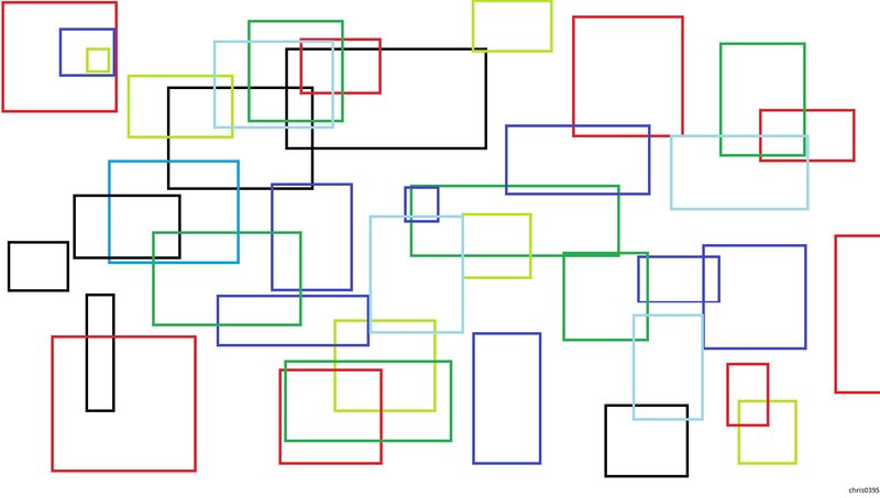 Overlapping Colored Rectangles
