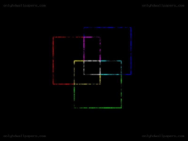 overlapping colored squares