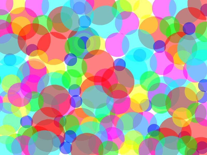 Overlapping Colorful Circles