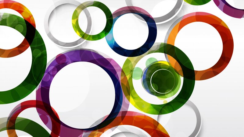 Overlapping Colorful Rings