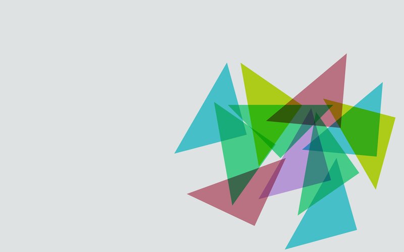 Overlapping Colorful Triangles