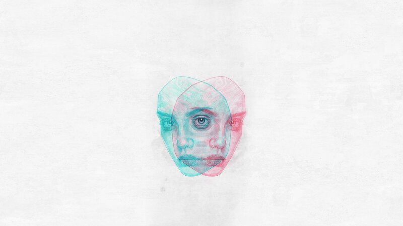 Overlapping Face Illustration