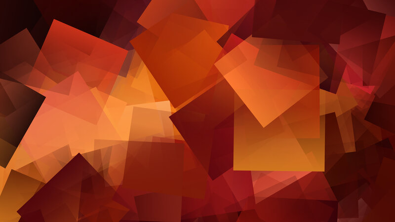 Overlapping Geometric Shapes — Red
