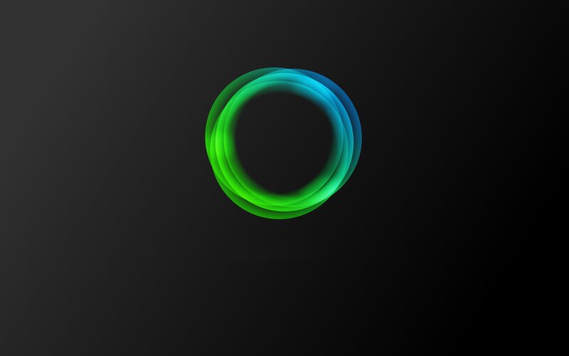 Overlapping Glowing Rings