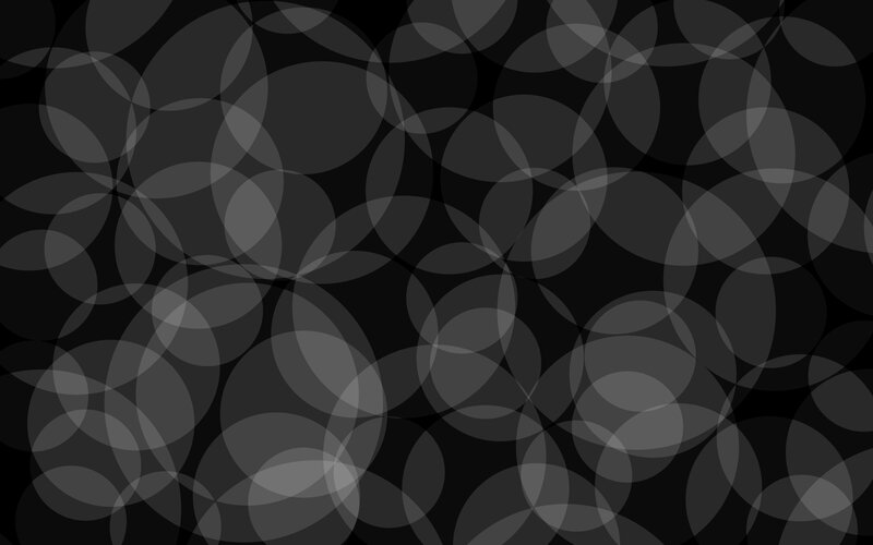 Overlapping Gray Circles