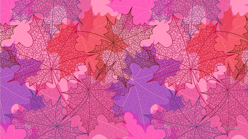 Overlapping Leaf Outlines