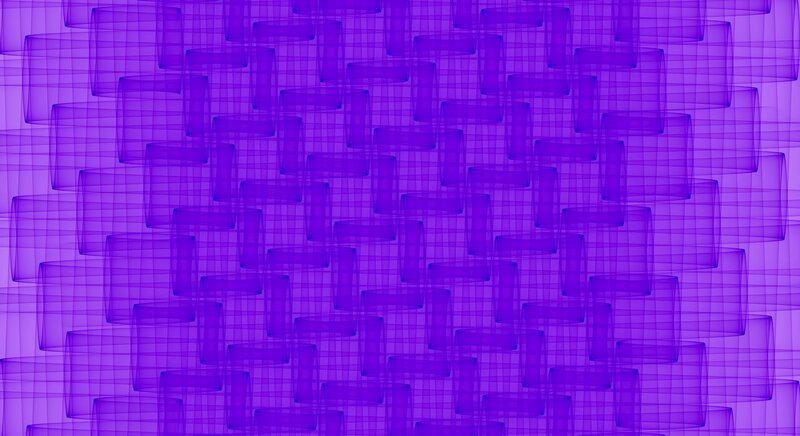 Overlapping Purple Cubes
