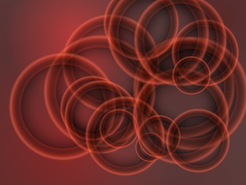 Overlapping Red Rings