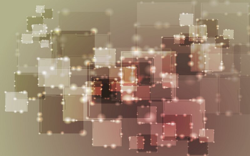 Overlapping Squares and Bokeh