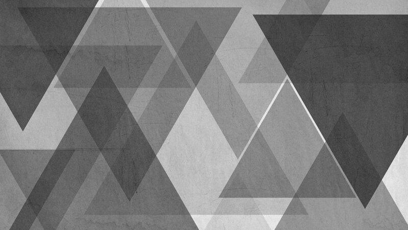 Overlapping Triangles — Gray, Neutral