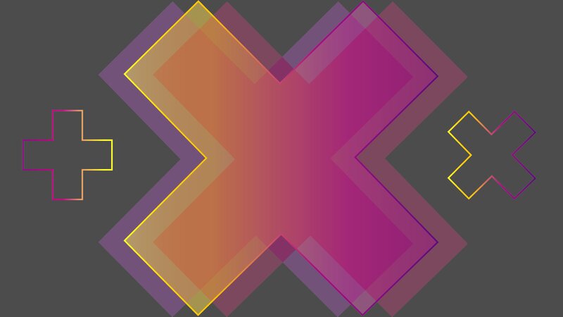 Overlapping X Shapes