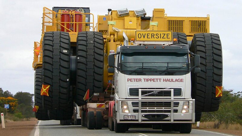 Oversize Truck on Road
