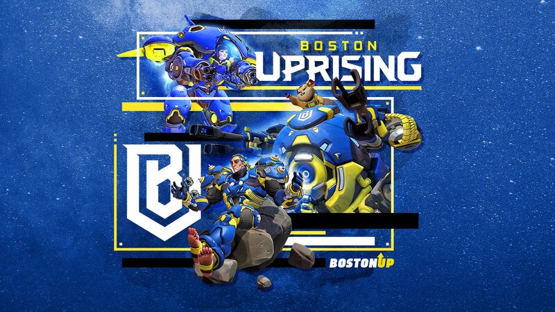 Overwatch Characters — Blue, Energetic