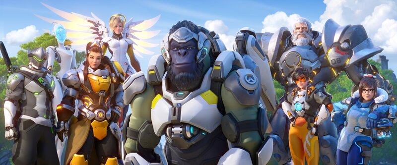 Overwatch Heroes Group — Blue