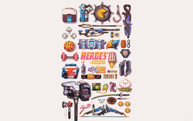 Overwatch Heroes Inventory