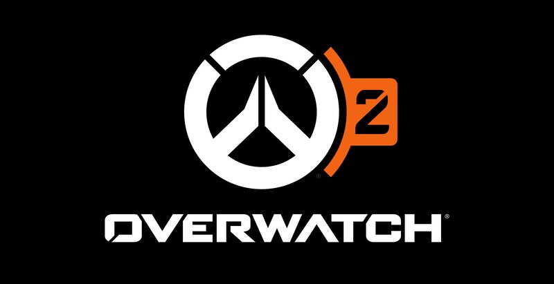 Overwatch Logo — Black, Minimalist, Vector Art, Text