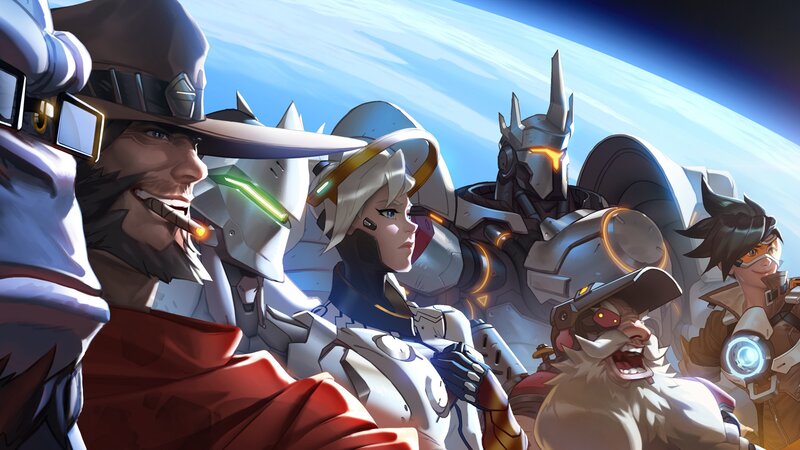 Overwatch Team in Space