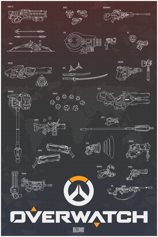 Overwatch Weapons Collection