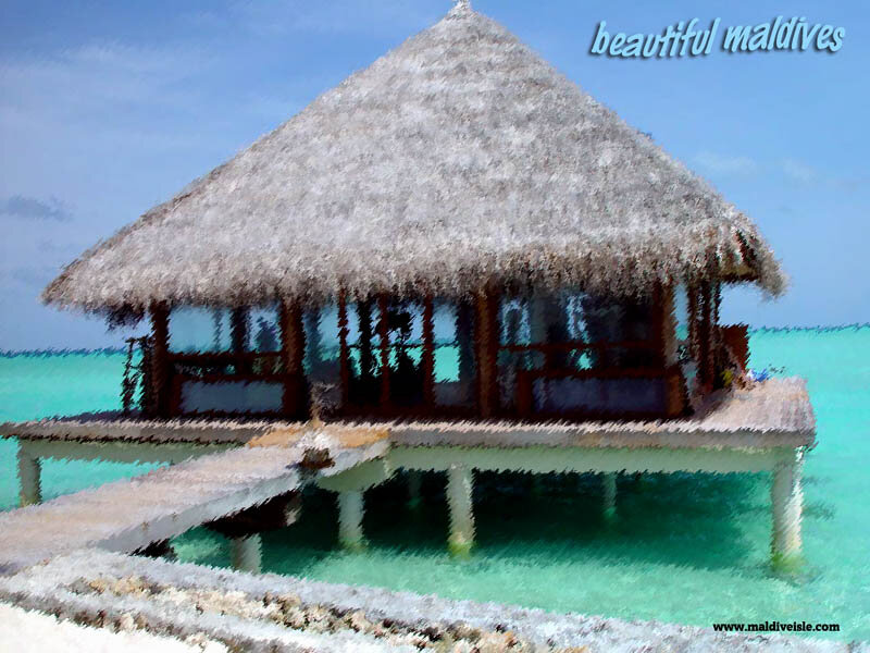 Overwater Bungalow — Blue, Serene, Afternoon