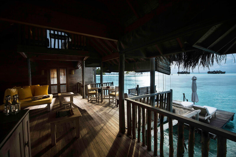 Overwater Bungalow Deck — Brown