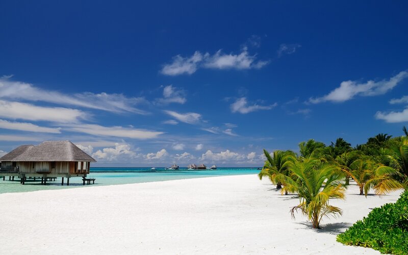 Overwater Bungalow on Beach