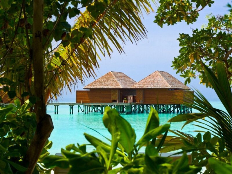 Overwater Bungalows — Blue