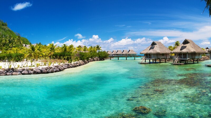 Overwater Bungalows — Island