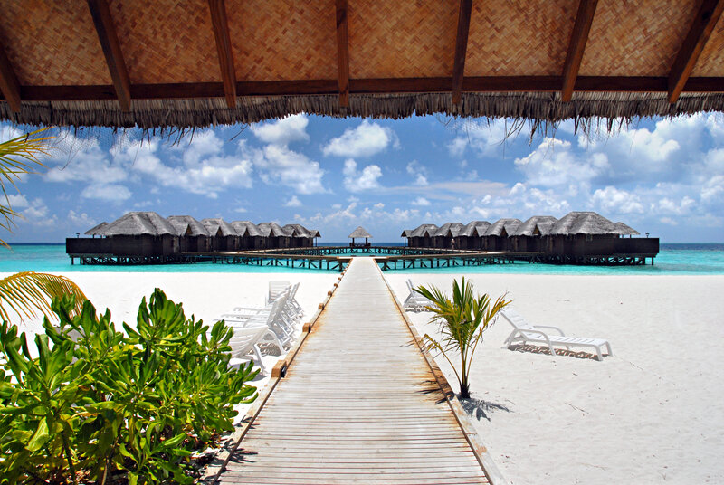 Overwater Bungalows — White, Serene