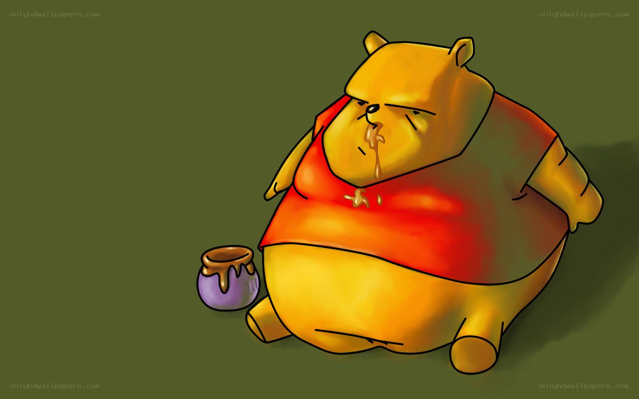 Overweight Winnie the Pooh