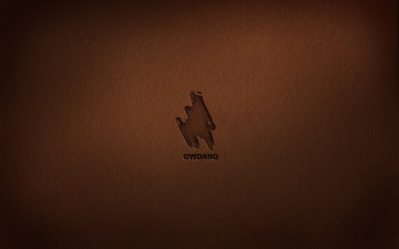 OWDARO Logo on Leather