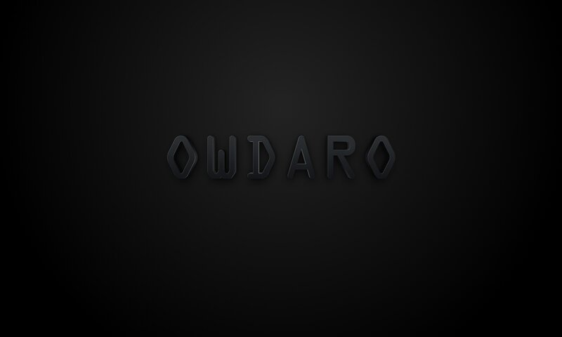 OWDARO Text Logo — Black