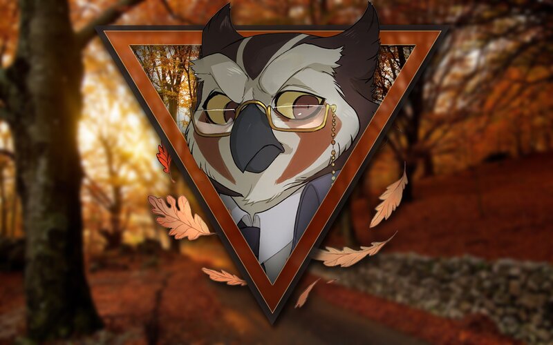 Owl Character in Suit