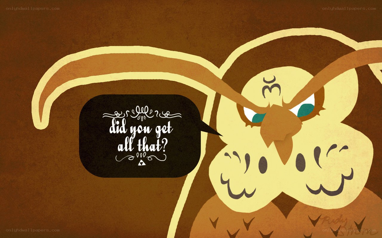 owl character with speech bubble