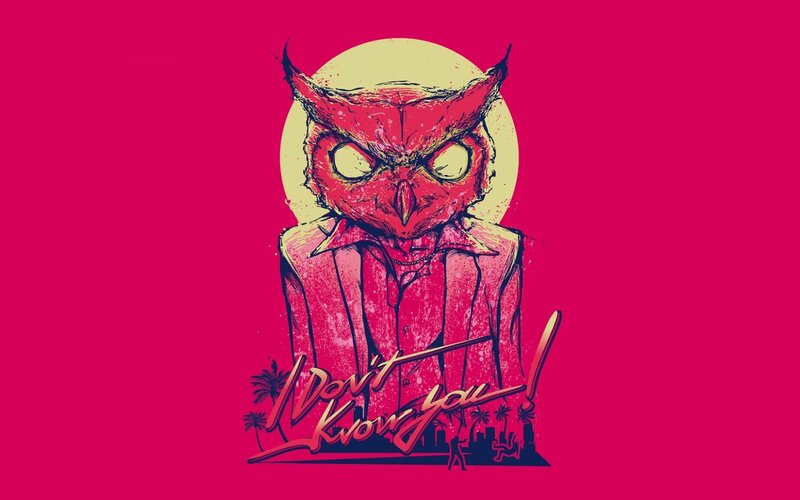 owl character with text