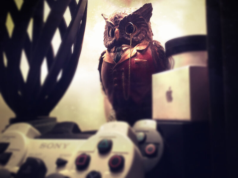 Owl Figurine in Suit